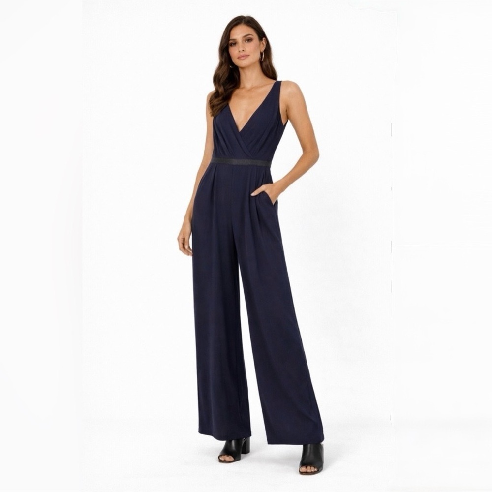 [Nicole Miller] Classic Navy Jumpsuit